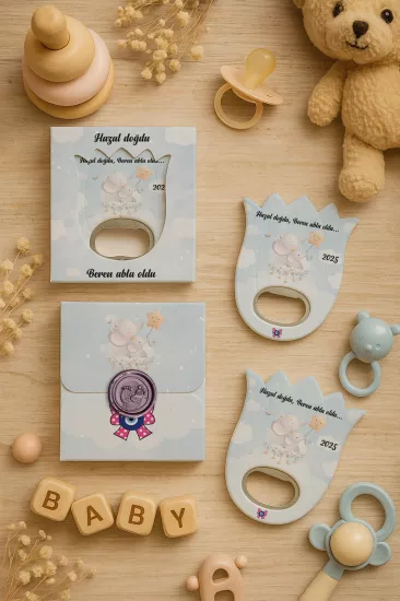 Mühürlü Kutulu Lale Açacak Magnet Hediyelik