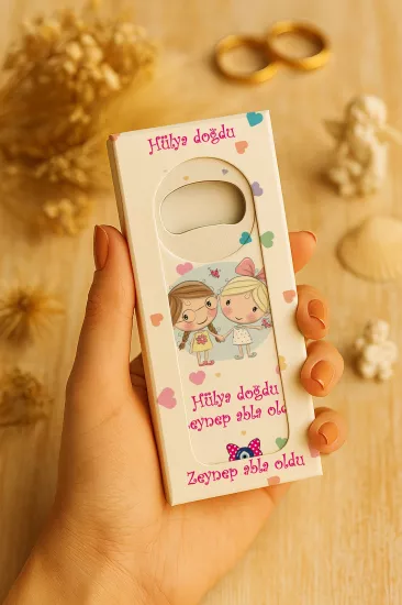 Bebek & Doğum Günü Kutulu Açacak Magnet
