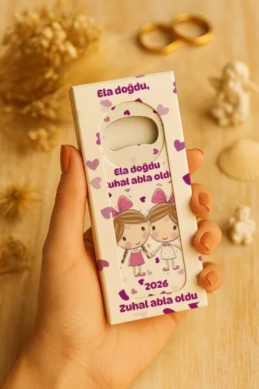Bebek & Doğum Günü Kutulu Açacak Magnet