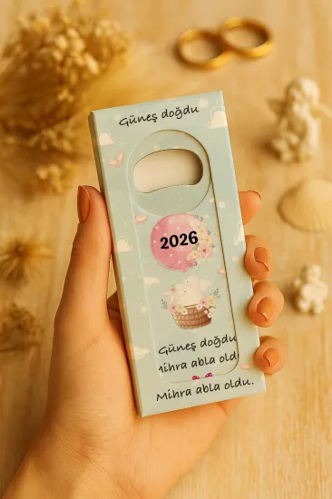 Bebek & Doğum Günü Kutulu Açacak Magnet
