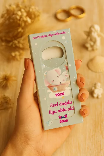 Mühürlü Kutulu Uzun Açacak Magnet