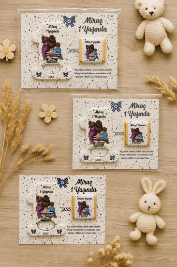 1 Yaş Açacak Magnet ve Madlen Çikolata | Bebek Hediyesi