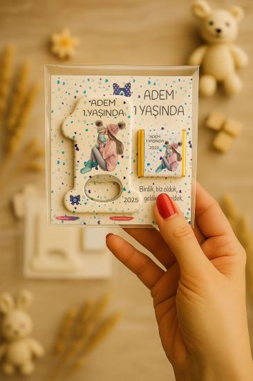 1 Yaş Açacak Magnet ve Madlen Çikolata | Bebek Hediyesi