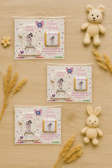 1 Yaş Açacak Magnet ve Madlen Çikolata | Bebek Hediyesi