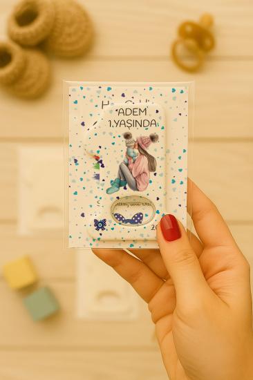 Kişiye Özel 1 Yaş Açacak Magnet