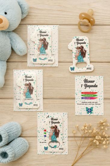 Kişiye Özel 1 Yaş Açacak Magnet