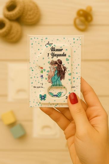 Kişiye Özel 1 Yaş Açacak Magnet