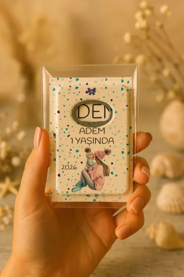 Kartlı Açacak Magnet | Bebek ve Baby Shower Hediyesi