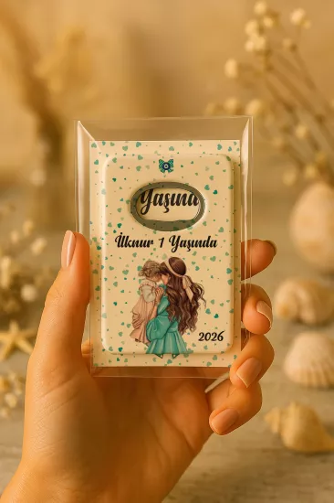 Kartlı Açacak Magnet | Bebek ve Baby Shower Hediyesi