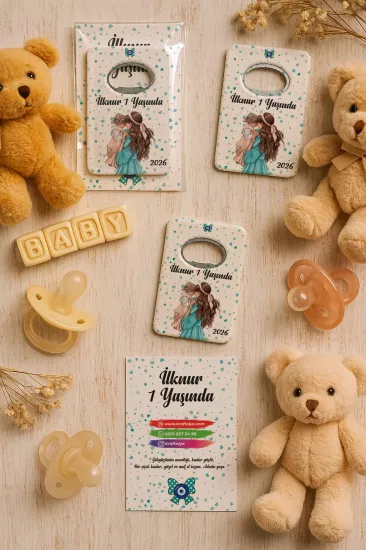 Kartlı Açacak Magnet | Bebek ve Baby Shower Hediyesi