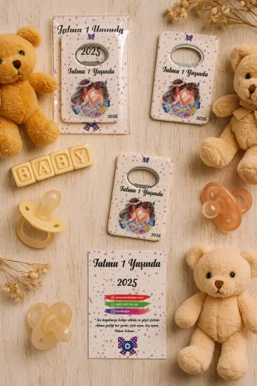 Kartlı Açacak Magnet | Bebek ve Baby Shower Hediyesi