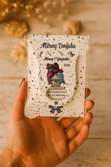 Bebek & Doğum Günü Kartlı Lale Açacak