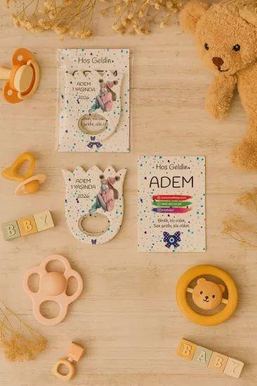 Bebek & Doğum Günü Kartlı Lale Açacak