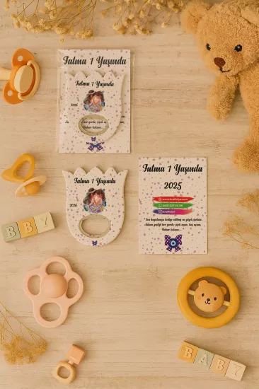 Bebek & Doğum Günü Kartlı Lale Açacak