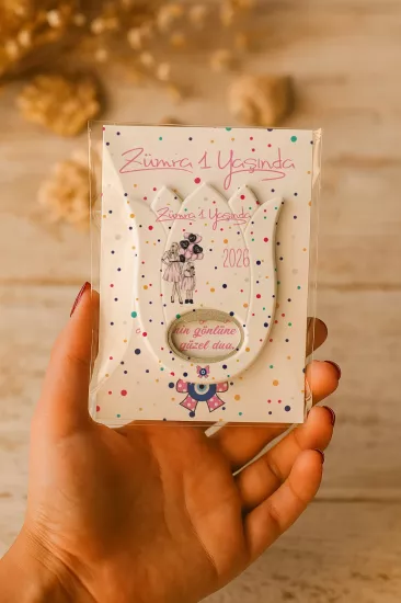 Bebek & Doğum Günü Kartlı Lale Açacak