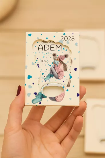 Ayak İzi Açacak Magnet | Bebek Hediyelikleri