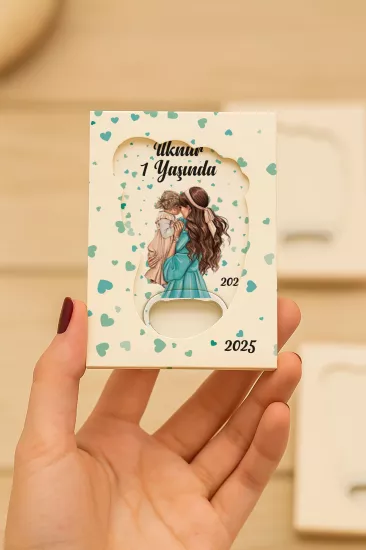 Ayak İzi Açacak Magnet | Bebek Hediyelikleri