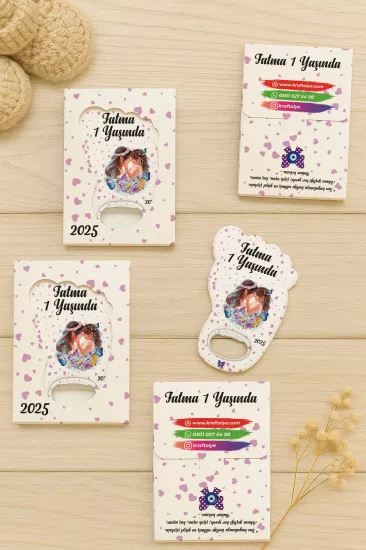 Ayak İzi Açacak Magnet | Bebek Hediyelikleri