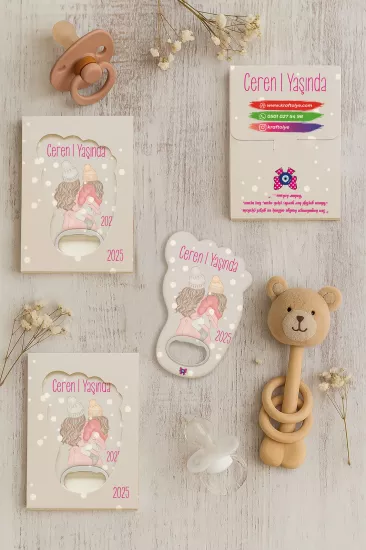 Ayak İzi Açacak Magnet | Bebek Hediyelikleri
