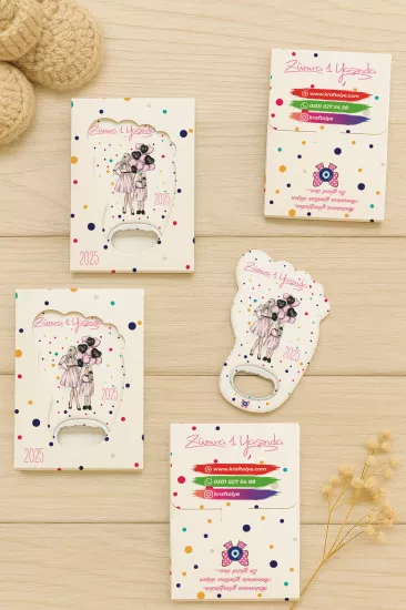 Ayak İzi Açacak Magnet | Bebek Hediyelikleri