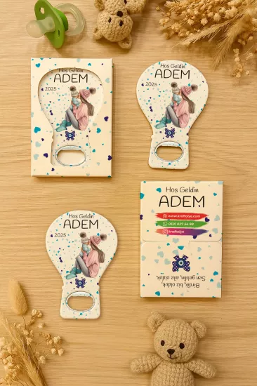 Kutulu Balon Açacak Magnet – Yeni Doğan, Baby Shower, Doğum Günü, Diş Buğdayı Hediyesi