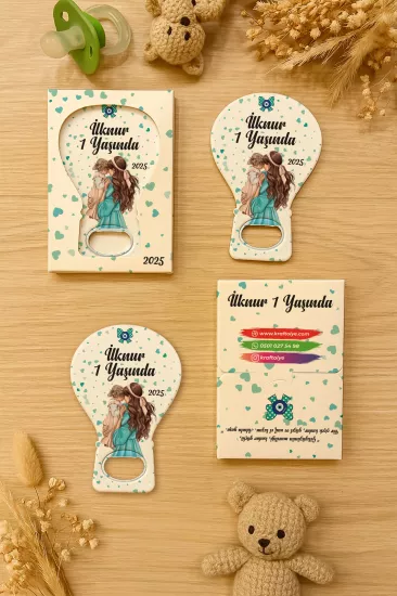 Kutulu Balon Açacak Magnet – Yeni Doğan, Baby Shower, Doğum Günü, Diş Buğdayı Hediyesi