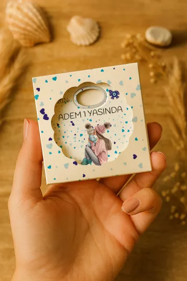 Kutulu Papatya Bardak Altlığı Açacak Magnet