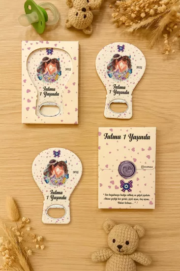 Mühürlü Kutulu Balon Açacak Magnet – Yeni Doğan, Doğum Günü, Baby Shower, Diş Buğdayı Hediyesi