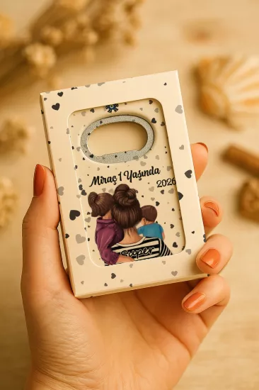 Mühürlü Açacak Magnet – Bebek Hediyesi