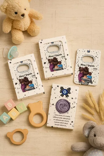 Mühürlü Açacak Magnet – Bebek Hediyesi