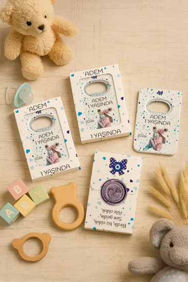 Mühürlü Açacak Magnet – Bebek Hediyesi