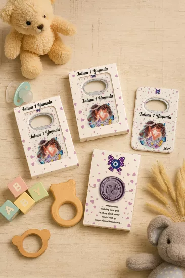 Mühürlü Açacak Magnet – Bebek Hediyesi