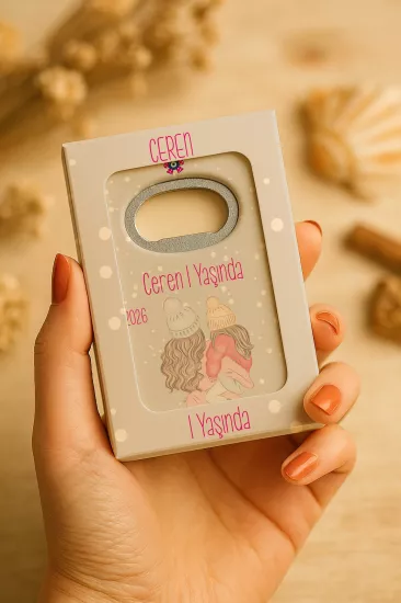 Mühürlü Açacak Magnet – Bebek Hediyesi