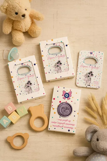 Mühürlü Açacak Magnet – Bebek Hediyesi