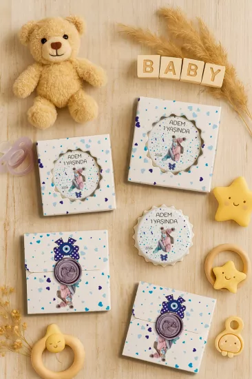 Kişiye Özel Mühürlü Kutulu Kapak Açacak Magnet