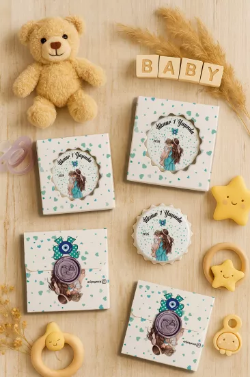 Kişiye Özel Mühürlü Kutulu Kapak Açacak Magnet
