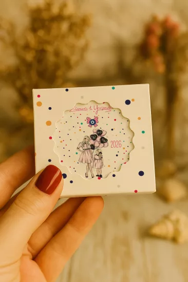 Kişiye Özel Mühürlü Kutulu Kapak Açacak Magnet