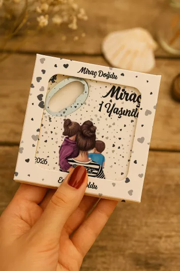 Mühürlü Kutulu Bardak Altlığı Açacak Magnet