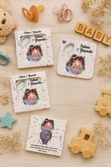 Mühürlü Kutulu Bardak Altlığı Açacak Magnet