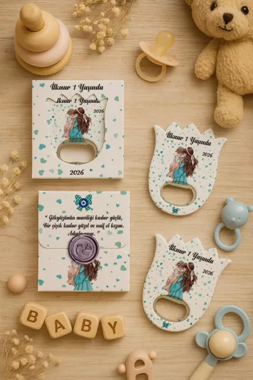 Mühürlü Kutulu Lale Açacak Magnet Hediyelik