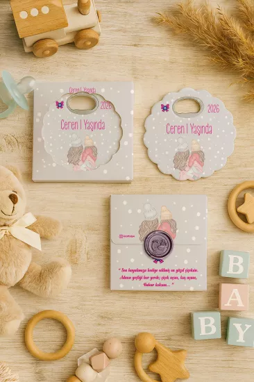Bebek & Doğum Günü Papatya Açacak Magnetler