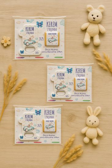 1 Yaş Açacak Magnet ve Madlen Çikolata | Bebek Hediyesi