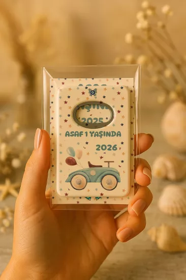 Kartlı Açacak Magnet | Bebek ve Baby Shower Hediyesi