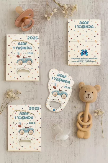 Ayak İzi Açacak Magnet | Bebek Hediyelikleri
