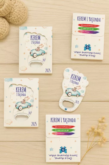 Ayak İzi Açacak Magnet | Bebek Hediyelikleri