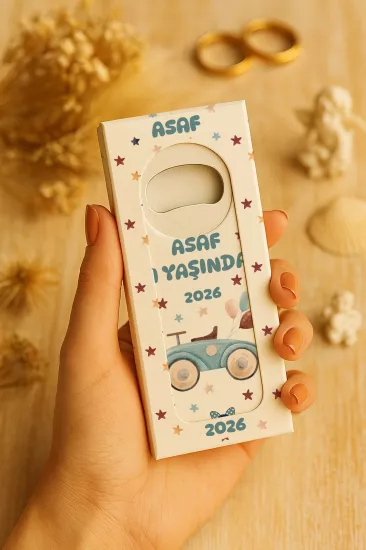 Mühürlü Kutulu Uzun Açacak Magnet