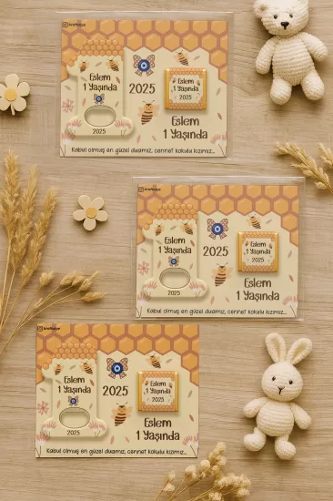 1 Yaş Açacak Magnet ve Madlen Çikolata | Bebek Hediyesi