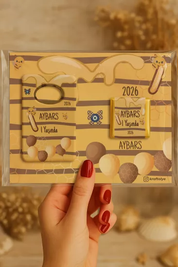 Çikolatalı Açacak Magnet – Bebek Hediyesi Magnet