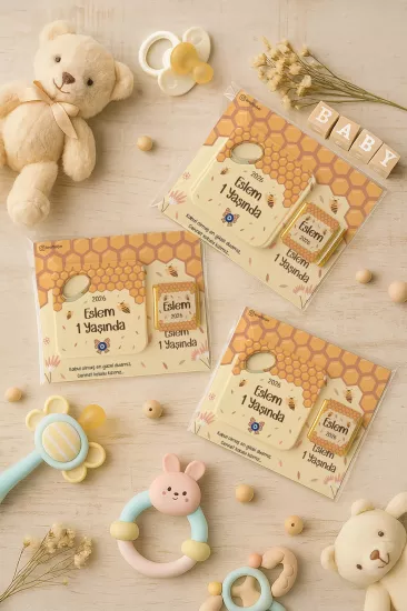 Çikolatalı Kare Bardak Altlığı Açacak Magnet