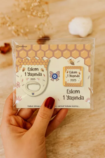 Çikolatalı Lale Açacak Magnet Hediyelik